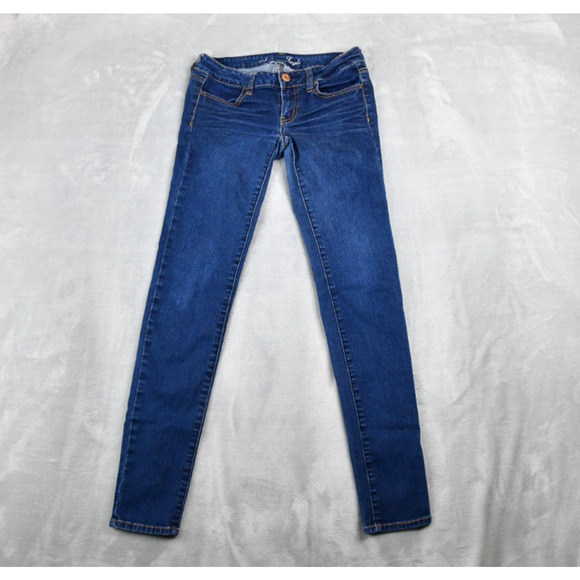American Eagle Jegging Womens 4 Long (27x30 Meas) Super Stretch Denim Jeans - Picture 1 of 10